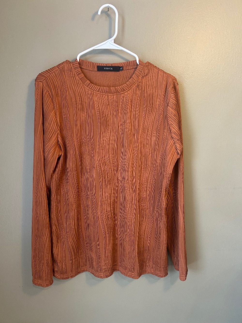 Camel Long Sleeved Shirt